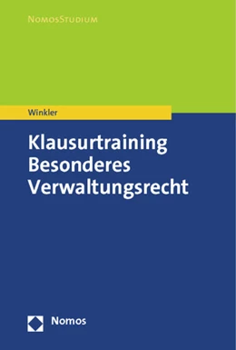 Abbildung von Winkler | Klausurtraining Besonderes Verwaltungsrecht | 1. Auflage | 2012 | beck-shop.de