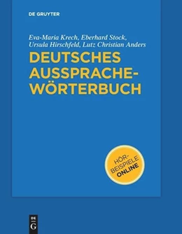 Abbildung von Krech / Stock | Deutsches Aussprachewörterbuch | 1. Auflage | 2010 | beck-shop.de