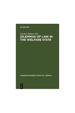 Abbildung von Teubner | Dilemmas of Law in the Welfare State | 1. Auflage | 1985 | 3 | beck-shop.de