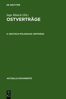 Abbildung von Münch | Deutsch-polnische Verträge | 1. Auflage | 1971 | beck-shop.de