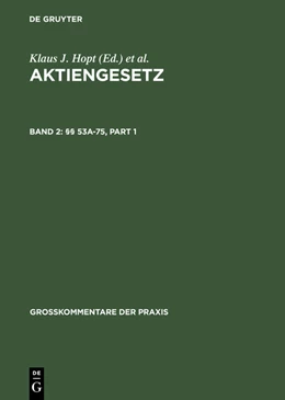Abbildung von Henze / Notz | Aktiengesetz §§ 53a-75 | 4. Auflage | 2012 | beck-shop.de