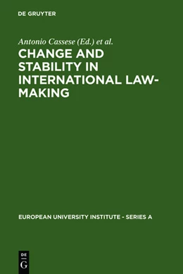 Abbildung von Cassese / Weiler | Change and Stability in International Law-Making | 1. Auflage | 1988 | 9 | beck-shop.de