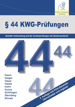 Abbildung von Ewert / Geiger | § 44 KWG-Prüfungen | 3. Auflage | 2013 | beck-shop.de
