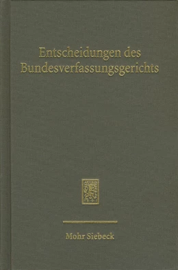 Abbildung von Bundesverfassungsgerichts | Entscheidungen des Bundesverfassungsgerichts (BVerfGE) | 1. Auflage | 2013 | beck-shop.de