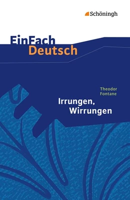 Abbildung von Diekhans / Fontane | Irrungen, Wirrungen. EinFach Deutsch Textausgaben | 1. Auflage | 1999 | beck-shop.de