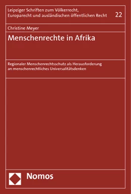Abbildung von Meyer | Menschenrechte in Afrika | 1. Auflage | 2013 | 22 | beck-shop.de