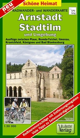 Abbildung von Radwander- und Wanderkarte Arnstadt, Stadtilm und Umgebung 1 : 35 000 | 2. Auflage | 2012 | beck-shop.de