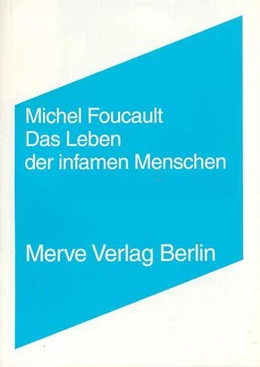 Abbildung von Seitter / Foucault | Das Leben der infamen Menschen | 1. Auflage | 2001 | beck-shop.de