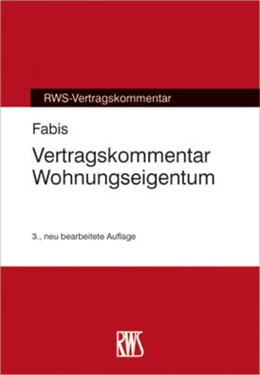 Abbildung von Fabis | Vertragskommentar Wohnungseigentum | 3. Auflage | 2015 | 9 | beck-shop.de