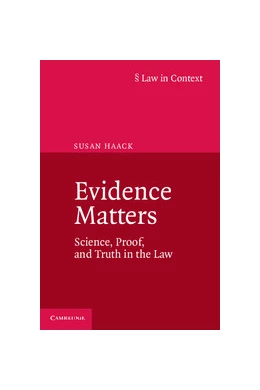 Abbildung von Haack | Evidence Matters | 1. Auflage | 2014 | beck-shop.de