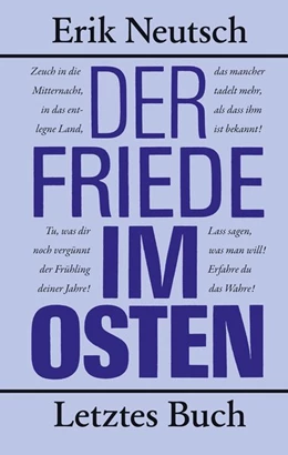 Abbildung von Neutsch | Der Friede im Osten | 1. Auflage | 2018 | beck-shop.de