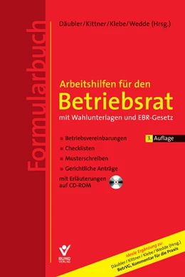 Abbildung von Däubler / Kittner | Arbeitshilfen zum BetrVG | 3. Auflage | 2015 | beck-shop.de