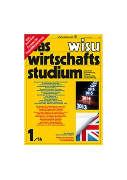 Abbildung von wisu - das wirtschaftsstudium | 1. Auflage | 2024 | beck-shop.de