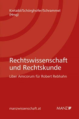 Abbildung von Kietaibl / Schörghofer | Rechtswissenschaft und Rechtskunde | 1. Auflage | 2014 | beck-shop.de