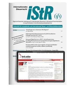 Abbildung von iStR • Internationales Steuerrecht | 27. Auflage | 2024 | beck-shop.de