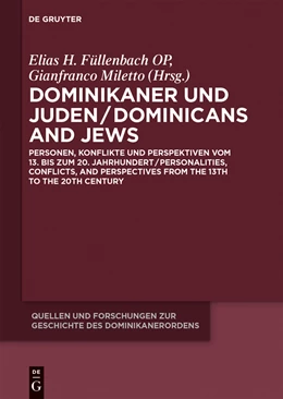 Abbildung von Füllenbach / Miletto | Dominikaner und Juden / Dominicans and Jews | 1. Auflage | 2015 | beck-shop.de