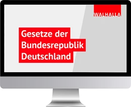 Abbildung von Walhalla Fachredaktion | Gesetze der Bundesrepublik Deutschland • Online-Dienst
 | 1. Auflage | | beck-shop.de