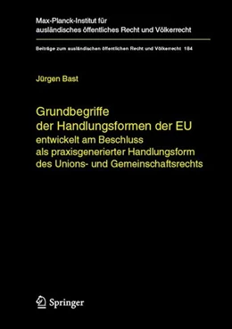 Abbildung von Bast | Grundbegriffe der Handlungsformen der EU | 1. Auflage | 2010 | beck-shop.de