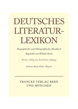 Abbildung von Rupp / Lang | Deutsches Literatur-Lexikon Band 7 | 3. Auflage | 2014 | beck-shop.de