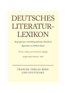 Abbildung von Rupp / Lang | Deutsches Literatur-Lexikon Band 12 | 3. Auflage | 2014 | beck-shop.de