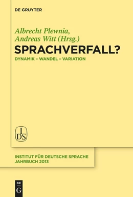 Abbildung von Plewnia / Witt | Sprachverfall? | 1. Auflage | 2014 | beck-shop.de