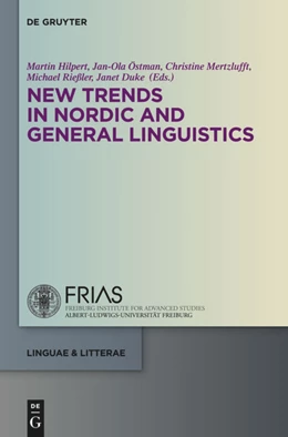 Abbildung von Hilpert / Östman | New Trends in Nordic and General Linguistics | 1. Auflage | 2015 | beck-shop.de