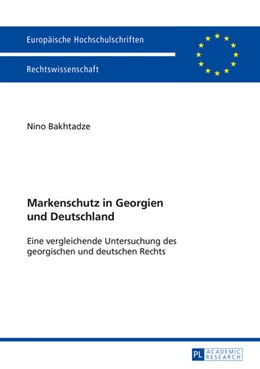 Abbildung von Bakhtadze | Markenschutz in Georgien und Deutschland | 1. Auflage | 2014 | 5635 | beck-shop.de