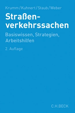 Abbildung von Krumm / Kuhnert | Straßenverkehrssachen | 2. Auflage | 2016 | beck-shop.de