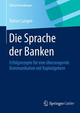 Abbildung von Langen | Die Sprache der Banken | 1. Auflage | 2014 | beck-shop.de