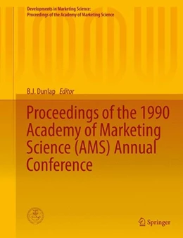 Abbildung von Dunlap | Proceedings of the 1990 Academy of Marketing Science (AMS) Annual Conference | 1. Auflage | 2015 | beck-shop.de