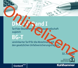 Abbildung von DKG-NT Band I / BG-T | 37. Auflage | | beck-shop.de