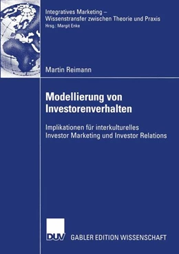 Abbildung von Reimann | Modellierung von Investorenverhalten | 1. Auflage | 2015 | beck-shop.de