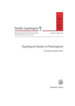 Abbildung von Lehmann | Typological Studies in Participation | 1. Auflage | 2015 | beck-shop.de