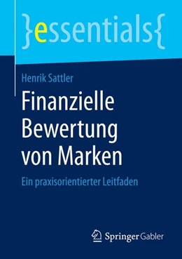 Abbildung von Sattler | Finanzielle Bewertung von Marken | 1. Auflage | 2015 | beck-shop.de