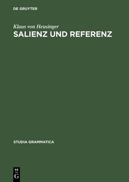 Abbildung von Heusinger | Salienz und Referenz | 1. Auflage | 2015 | beck-shop.de