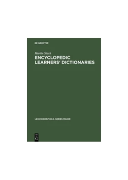 Abbildung von Stark | Encyclopedic Learners' Dictionaries | 1. Auflage | 2015 | beck-shop.de