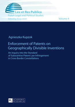 Abbildung von Kupzok | Enforcement of Patents on Geographically Divisible Inventions | 1. Auflage | 2015 | 4 | beck-shop.de