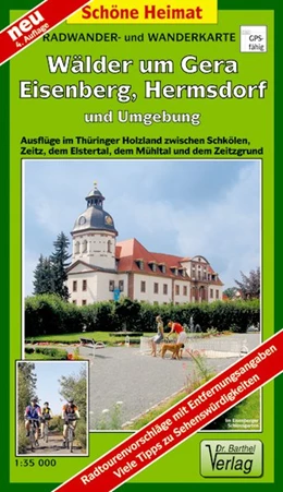 Abbildung von Radwander- und Wanderkarte Wälder um Gera, Eisenberg, Hermsdorf und Umgebung 1 : 35 000 | 4. Auflage | 2015 | beck-shop.de