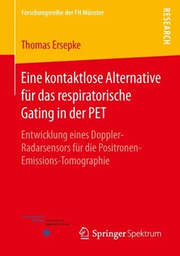 Abbildung von Ersepke | Eine kontaktlose Alternative für das respiratorische Gating in der PET | 1. Auflage | 2015 | beck-shop.de