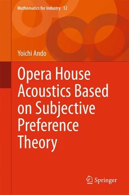 Abbildung von Ando | Opera House Acoustics Based on Subjective Preference Theory | 1. Auflage | 2015 | beck-shop.de