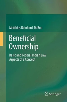 Abbildung von Reinhard-Deroo | Beneficial Ownership | 1. Auflage | 2013 | beck-shop.de