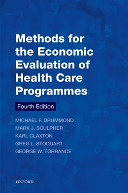 Abbildung von Drummond / Sculpher | Methods for the Economic Evaluation of Health Care Programmes | 4. Auflage | 2015 | beck-shop.de