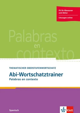 Abbildung von Palabras en contexto. Abi-Wortschatztrainer | 1. Auflage | 2015 | beck-shop.de