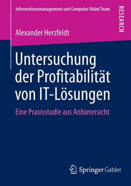 Abbildung von Herzfeldt | Untersuchung der Profitabilität von IT-Lösungen | 1. Auflage | 2015 | beck-shop.de
