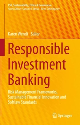 Abbildung von Wendt | Responsible Investment Banking | 1. Auflage | 2015 | beck-shop.de