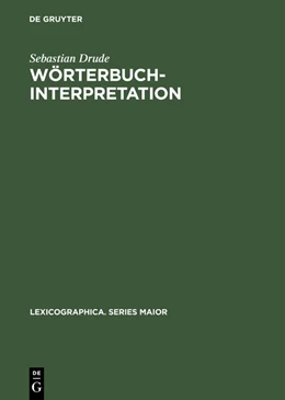 Abbildung von Drude | Wörterbuchinterpretation | 1. Auflage | 2015 | beck-shop.de