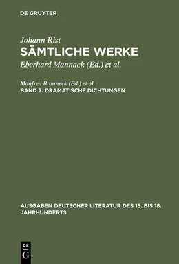 Abbildung von Mannack | Dramatische Dichtungen | 1. Auflage | 2015 | beck-shop.de