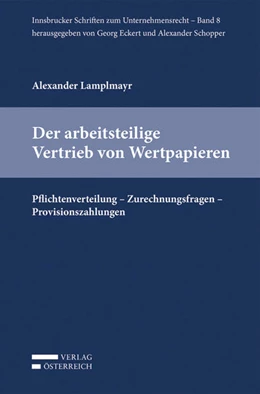 Abbildung von Lamplmayr | Der arbeitsteilige Vertrieb von Wertpapieren | 1. Auflage | 2015 | beck-shop.de