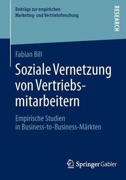 Abbildung von Bill | Soziale Vernetzung von Vertriebsmitarbeitern | 1. Auflage | 2015 | beck-shop.de