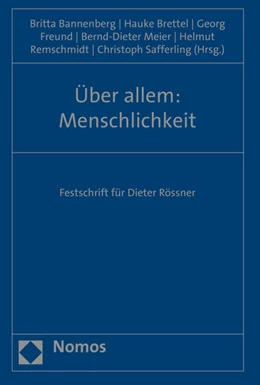 Abbildung von Bannenberg / Brettel | Über allem: Menschlichkeit | 1. Auflage | 2015 | beck-shop.de